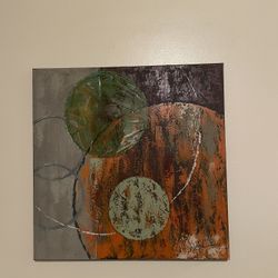 Two 24inx24in Wall Oil Paintings
