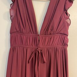 Maroon Dress