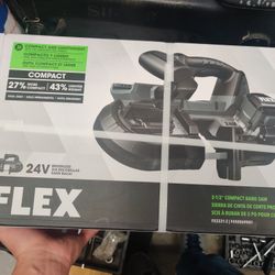 FLEX portable bandsaw, new, unopened, tool only