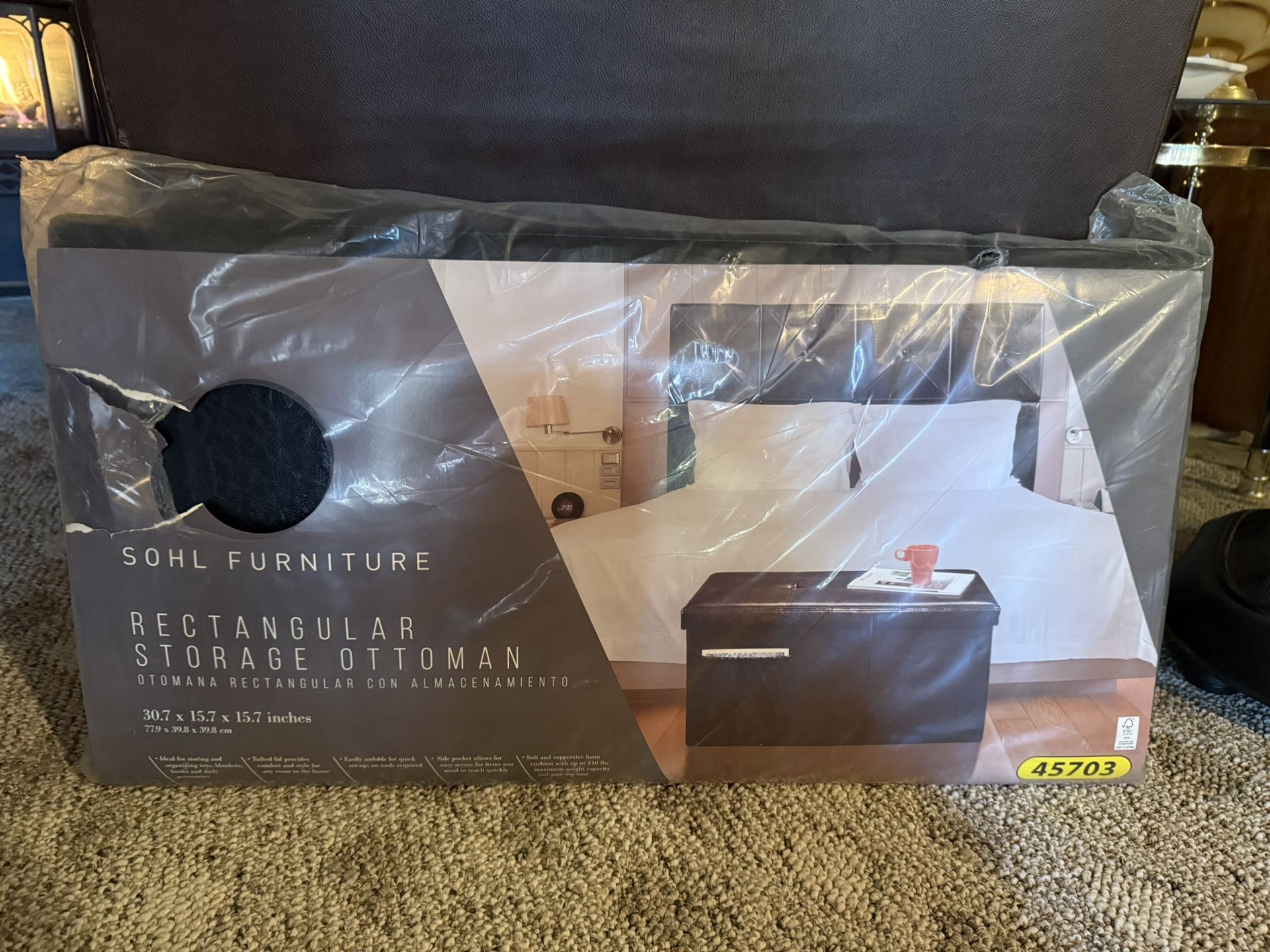 Rectangular Storage Ottoman