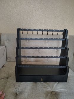Earring jewelry organizer