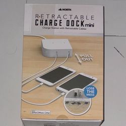 North Retractable Charge Dock Mini Charge Station With Retractable Cables