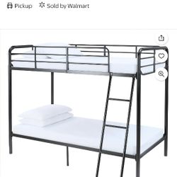Your Zone Twin Over Twin Bunk Bed
