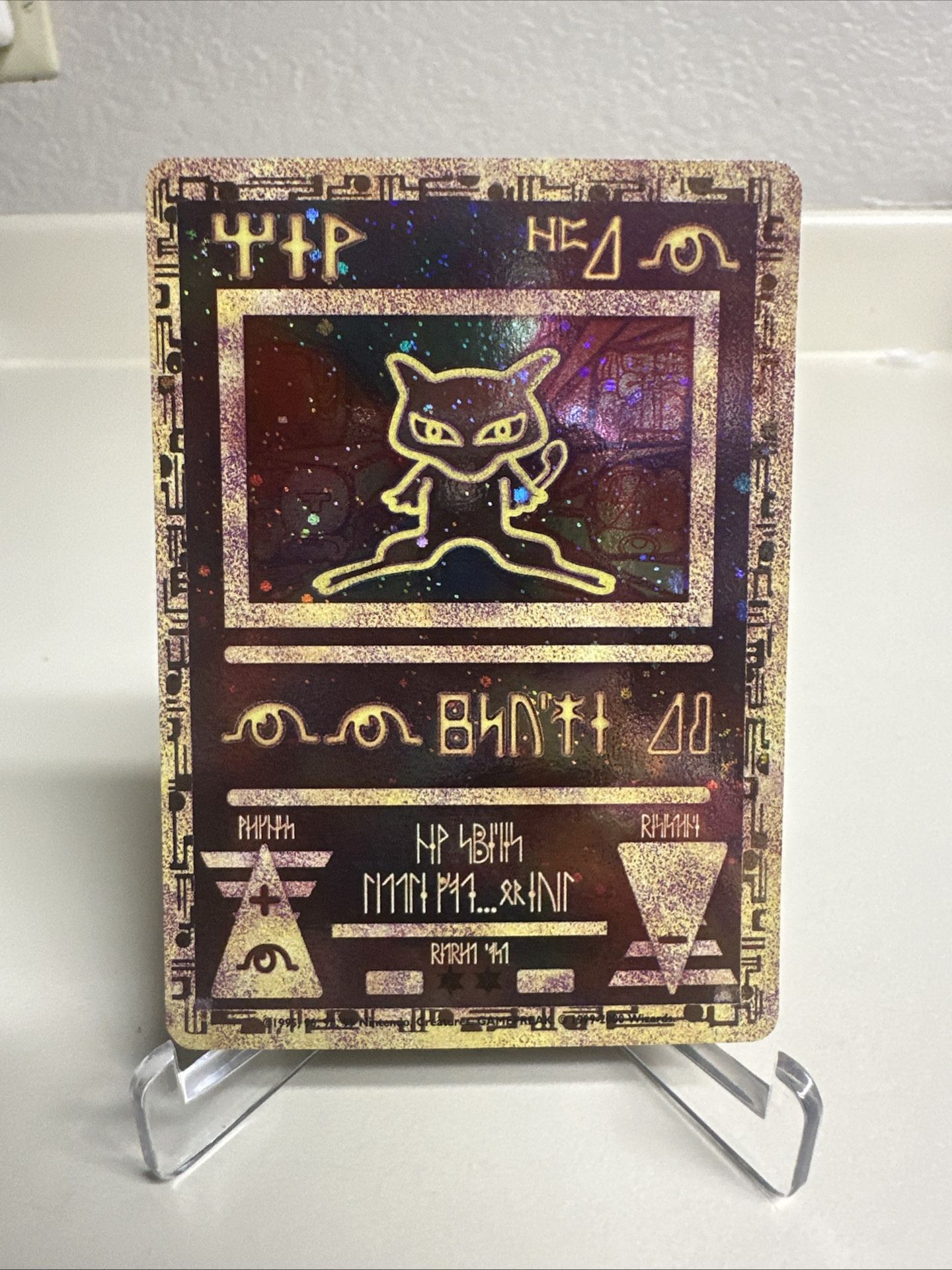 Ancient Mew Swirl Up 3 💫Holo Pokemon Card 2000 Movie Promo