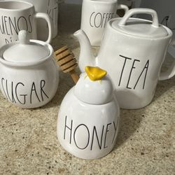 Rae Dunn Tea and honey 
