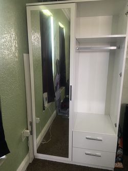 Storage closet dresser