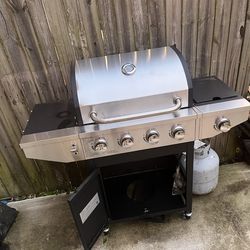 New wood fire grill