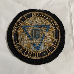 Vintage Dodge Brothers Cost Patch