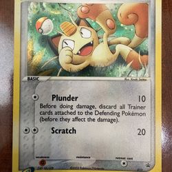 Pokemon Meowth 013 E-Reader Vintage 2003 Black Star Promo Holo NM ⭐️
