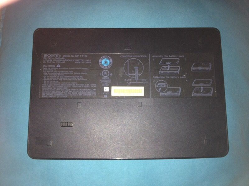Sony replacement battery pack