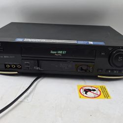  JVC Super VHS ET HR-S3800U 4 Head VCR Plug & Play Tested No Remote