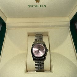 Women’s Rolex Datejust-Pink face