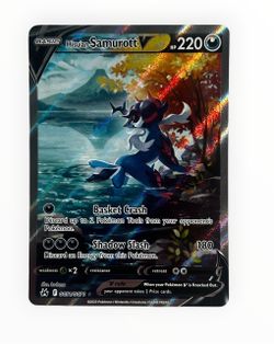 Hisuian Samurott V Pokémon Card