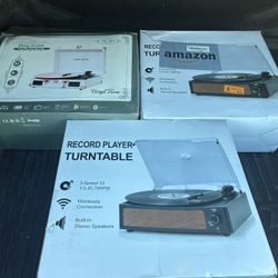 3 Turntables For $20