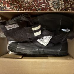 RIKIO Tabi Power Ace HG220 High Guard Black Work Boots Sneakers US 9/JP 27.00 Japan