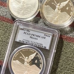 Libertad Silver Coin Lot - Proof PCGS PR70