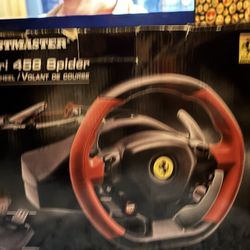 Thrust Master Wheel And Gas Pedal 