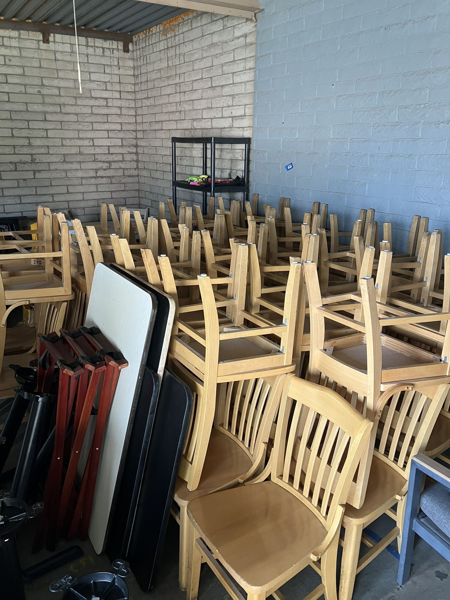 Restaurant Liquidation - 34 Chairs 12 Tables
