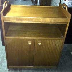 Microwave or tv stand with slide out draw and storage!