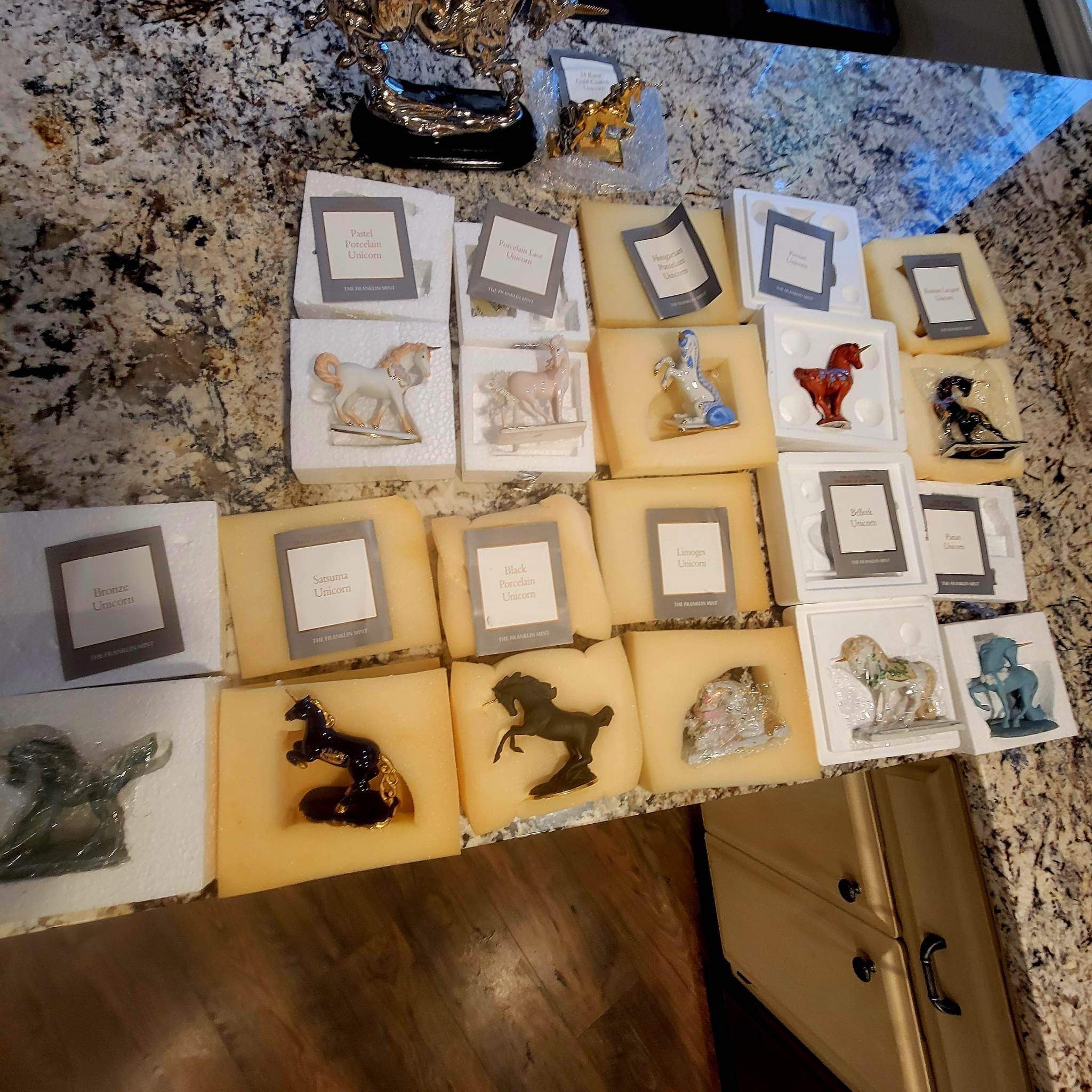 Franklin mint Unicorn collection
