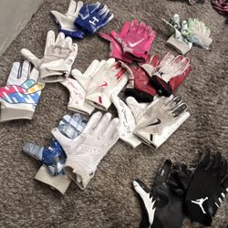 Football Cleats And Gloves