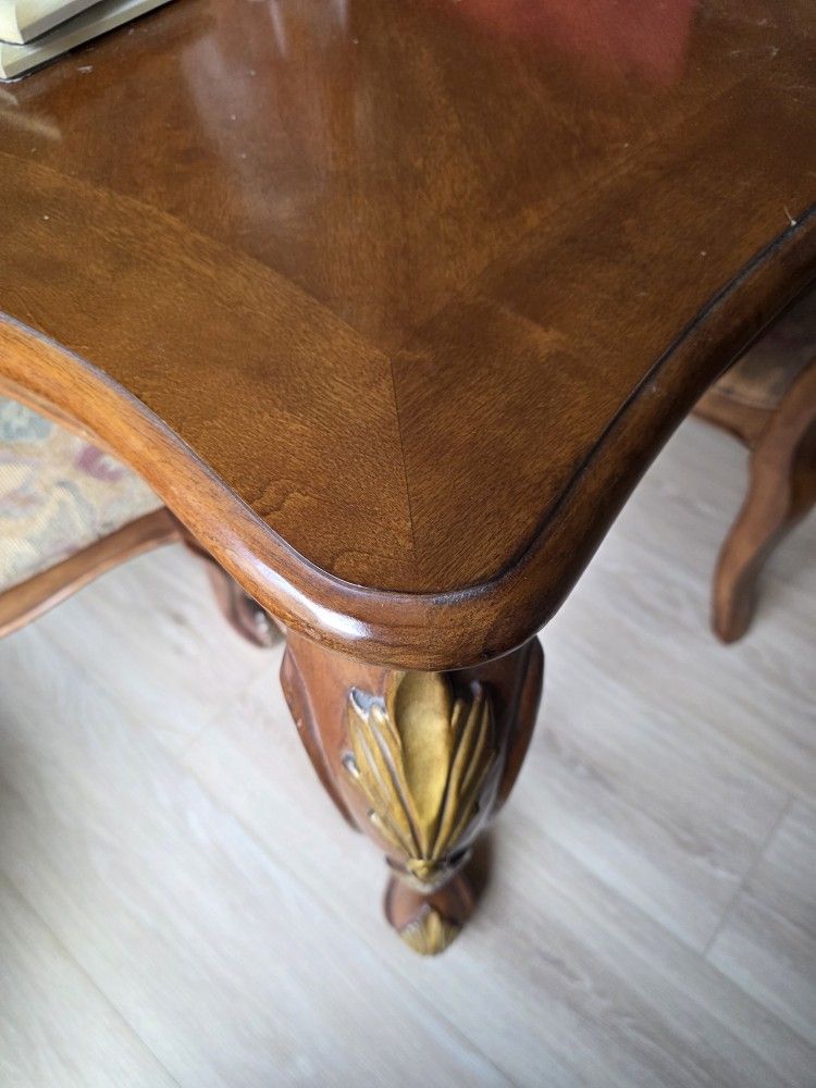 Gorgeous, Solid Wood Table with 10 Chairs, Seats 10