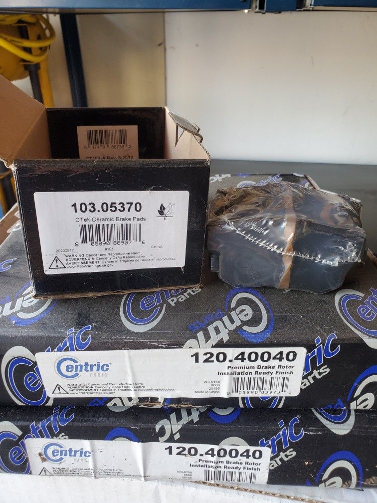 Civic Brake Pads And Rotors (Rear)