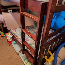 Wood Twin Bunk Bed Frame Only