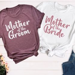 Mother of the bride as well as father of the bride custom tees