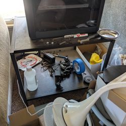 Black Side Table