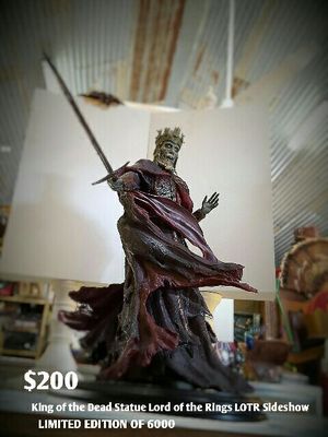 King Of The Dead Statue Lord Of The Rings Lotr Sideshow For Sale