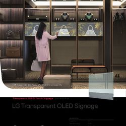 LG Transparent Monitor 