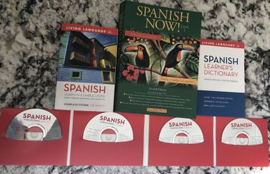 Spanish Now ! Second edition, with for desk complete course basic Spanish Spanish learners dictionary Spanish learning for simple steps all for $75