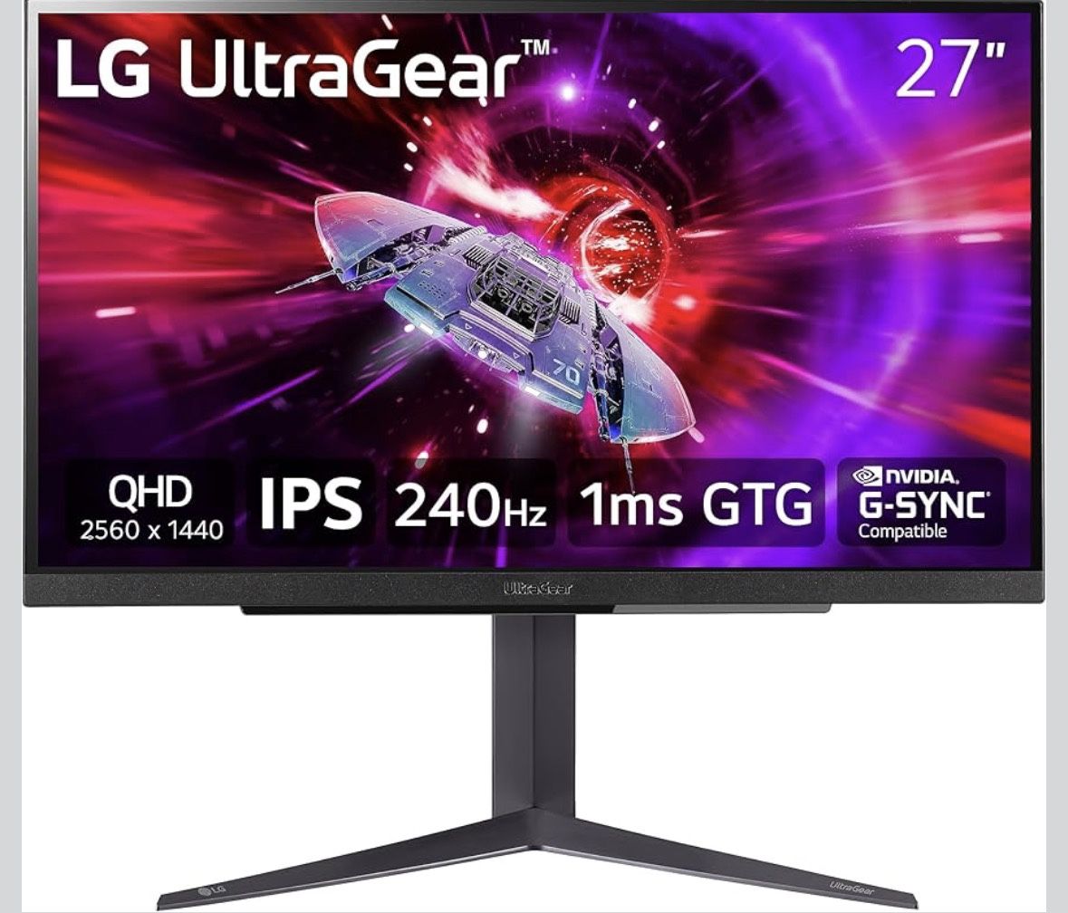 LG 27-inch UltraGear gaming monitor