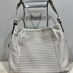 B Makowsky  Beige Shoulder Bag