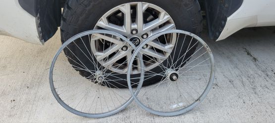 Set of Steel 24" Bicycle Wheels