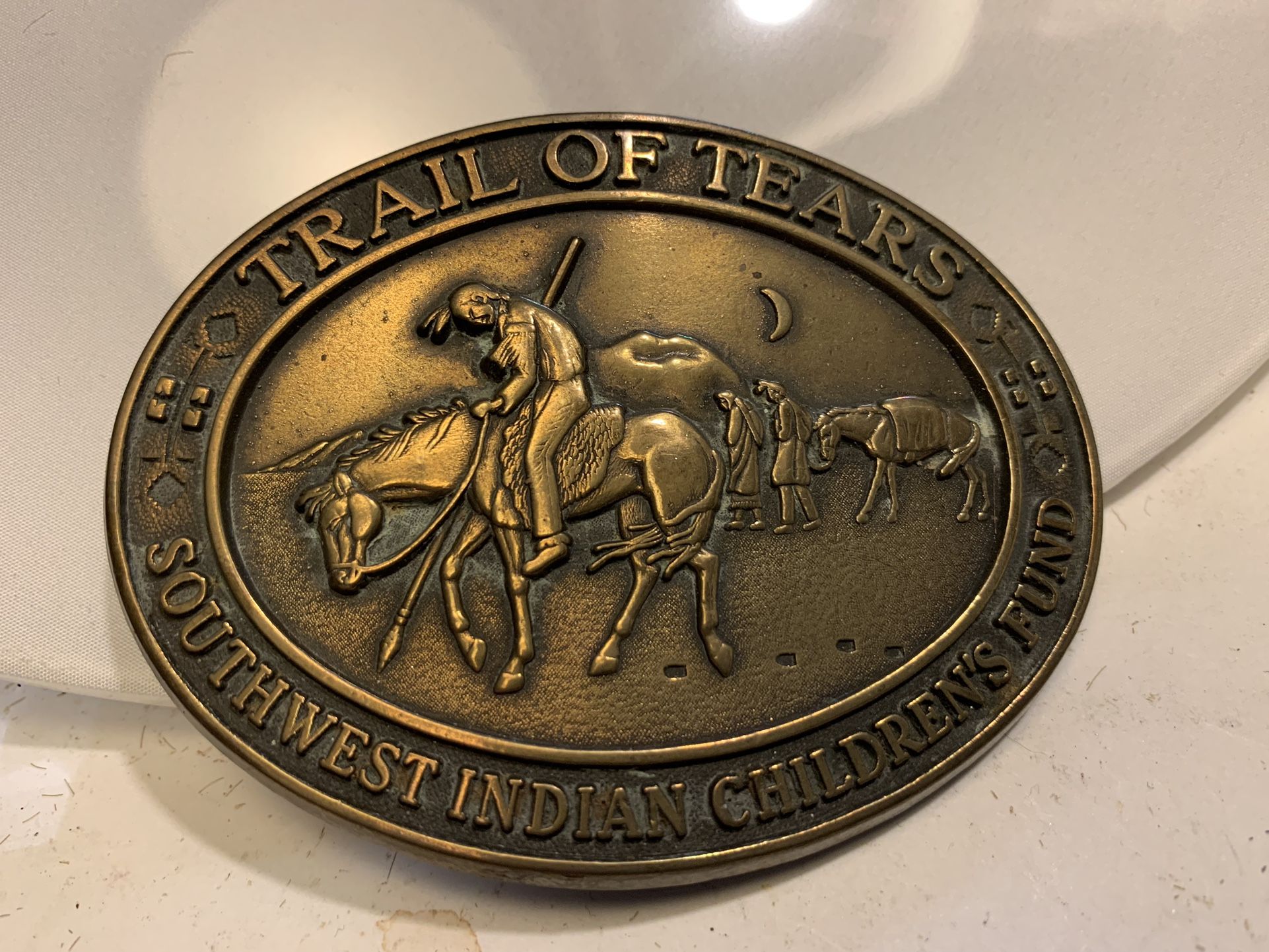 Belt Buckle Trail Of Tears