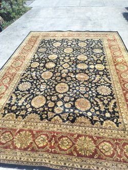 9 X 12 Hand-knotted Persian Oriental Carpet