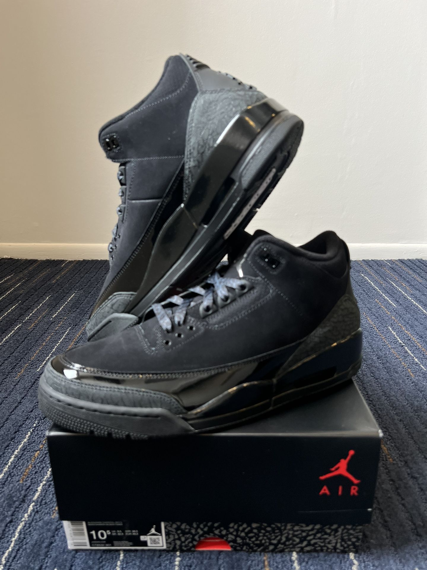 Jordan Retro 3 Black Cement Size 10.5