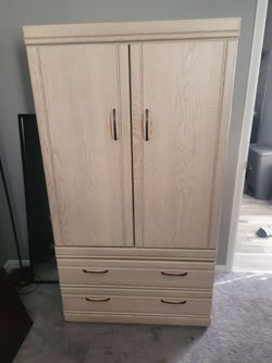 Wooden wardrobe