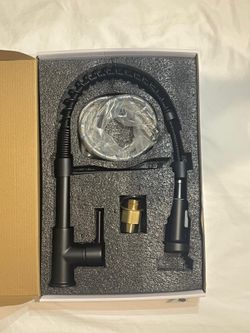 Black faucet kitchen