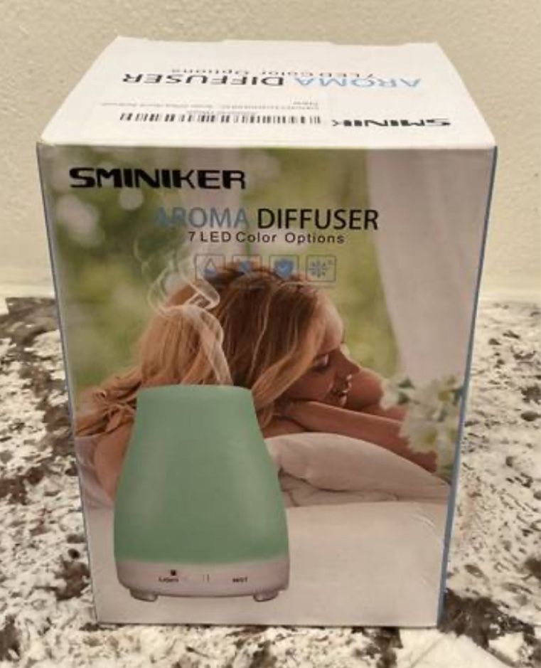 miniker Aroma Diffuser 7 LED Color Changing Light options