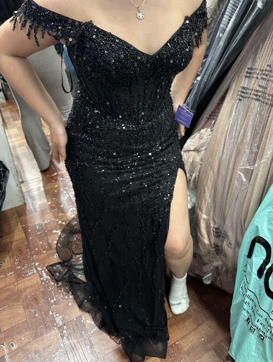 Black Corset Prom Dress