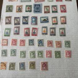 Jordan Stamp Group Of 48