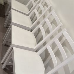 4 ALL WOOD Dining Room Chairs