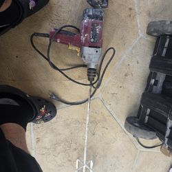 chicago electric heavy duty spade handle drill