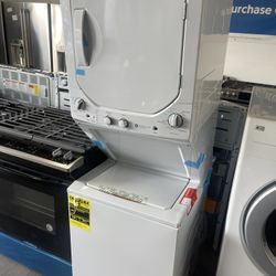 GE stackable, washer and electric dryer we finance