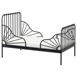 IKEA Minnen Toddler Bed, Black