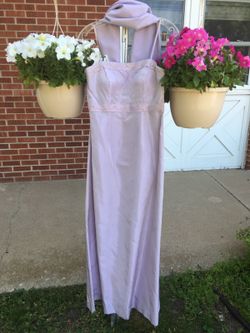 Light purple/periwinkle formal dress Bill Levkoff