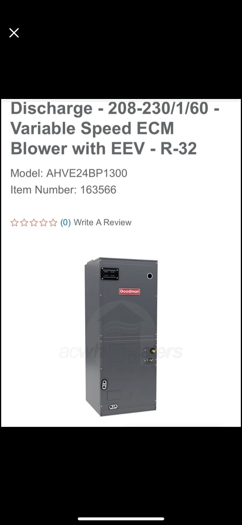 2 Ton Air Handler R32